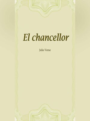 cover image of El chancellor